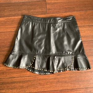 Zara faux leather skirt